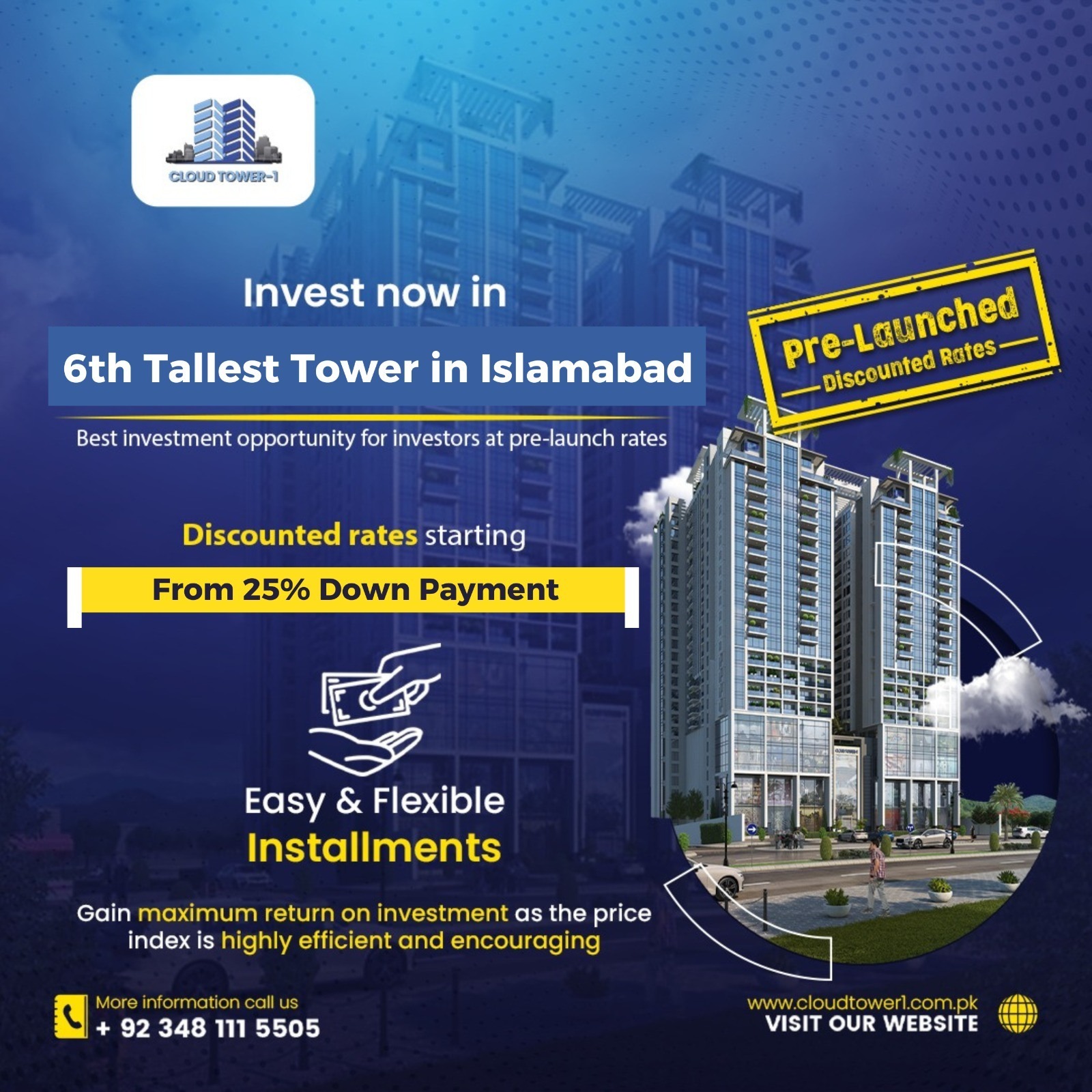 Cloud Tower-1 Payment Plan: Making Luxury Living Easier Than Ever